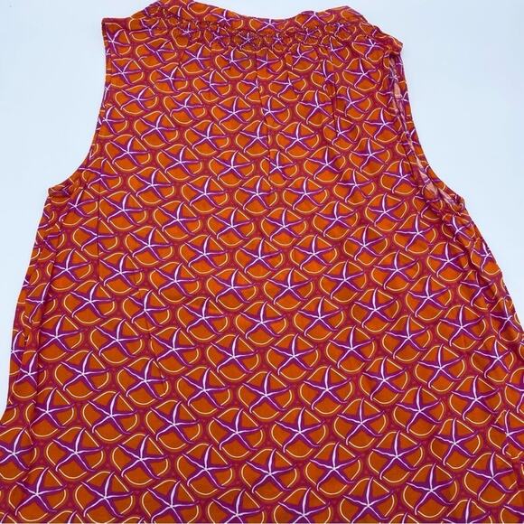 Escapada Pink & Orange Starfish Coastal Resortwear Tank Top - Medium - Picture 2 of 7